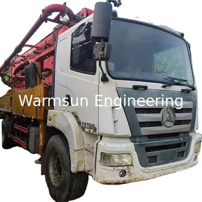 Second-hand Concrete Pump Truck For Construction Working Mining On Mercedes Chassis